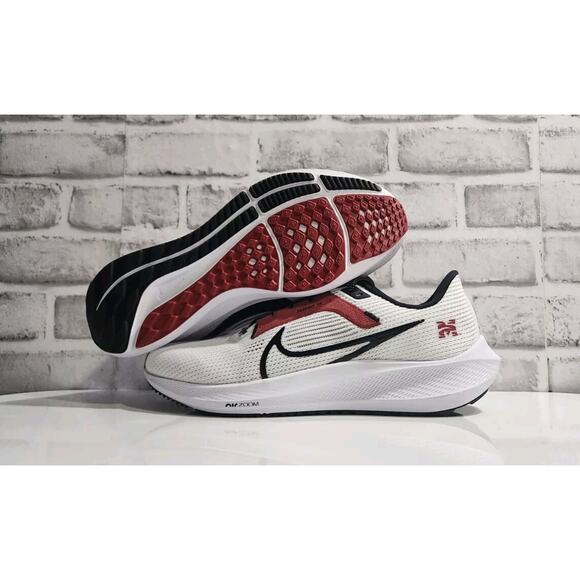 Nike Morehouse College Pegasus 40 Running Shoes MEN'S Sz 8.5 DZ6002-100 - Picture 1 of 6